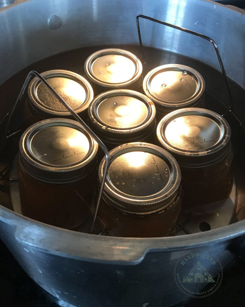 Canning is a great way of preserving the harvest.